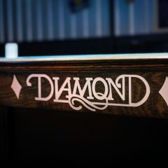 Diamond Pool Tables at Bumpers Billiards in Huntsville, Alabama