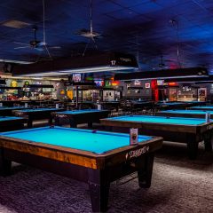 Diamond Pool Tables at Bumpers Billiards in Huntsville, Alabama
