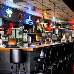 Bar & Grill at Bumpers Billiards in Huntsville, Alabama